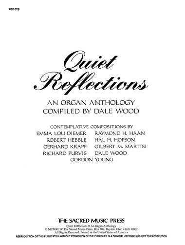 Quiet Reflections (Digital Download)
