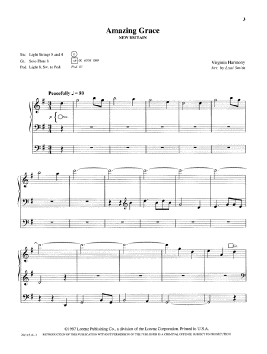 Plainsong Plainsong Organ scores gallery preview page 3
