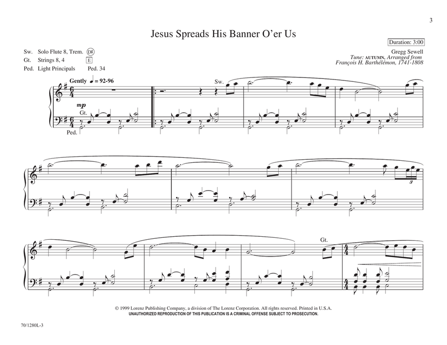 Easy Communion Connections (Digital Download) Organ scores gallery preview page 5