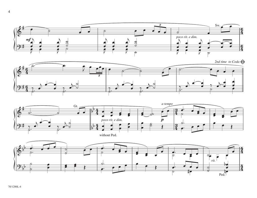 Easy Communion Connections (Digital Download) Organ scores gallery preview page 6