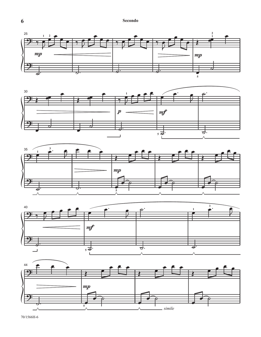 Martha 'n Me - Duet Book 4, Intermediate (Digital Download) Piano Duet scores gallery preview page 6