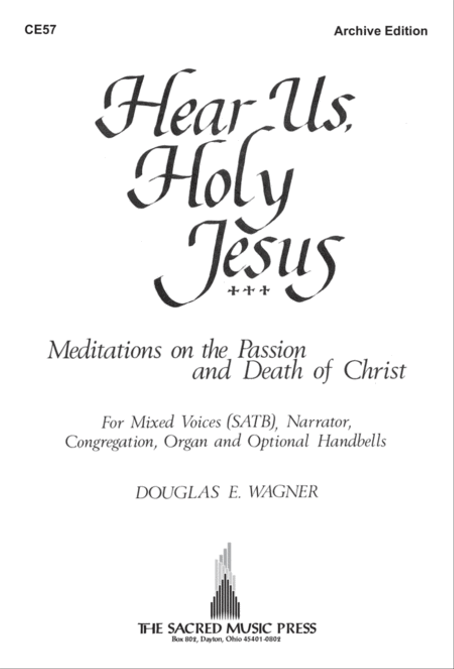 Hear Us, Holy Jesus (Digital Download) 4-Part scores gallery preview page 1