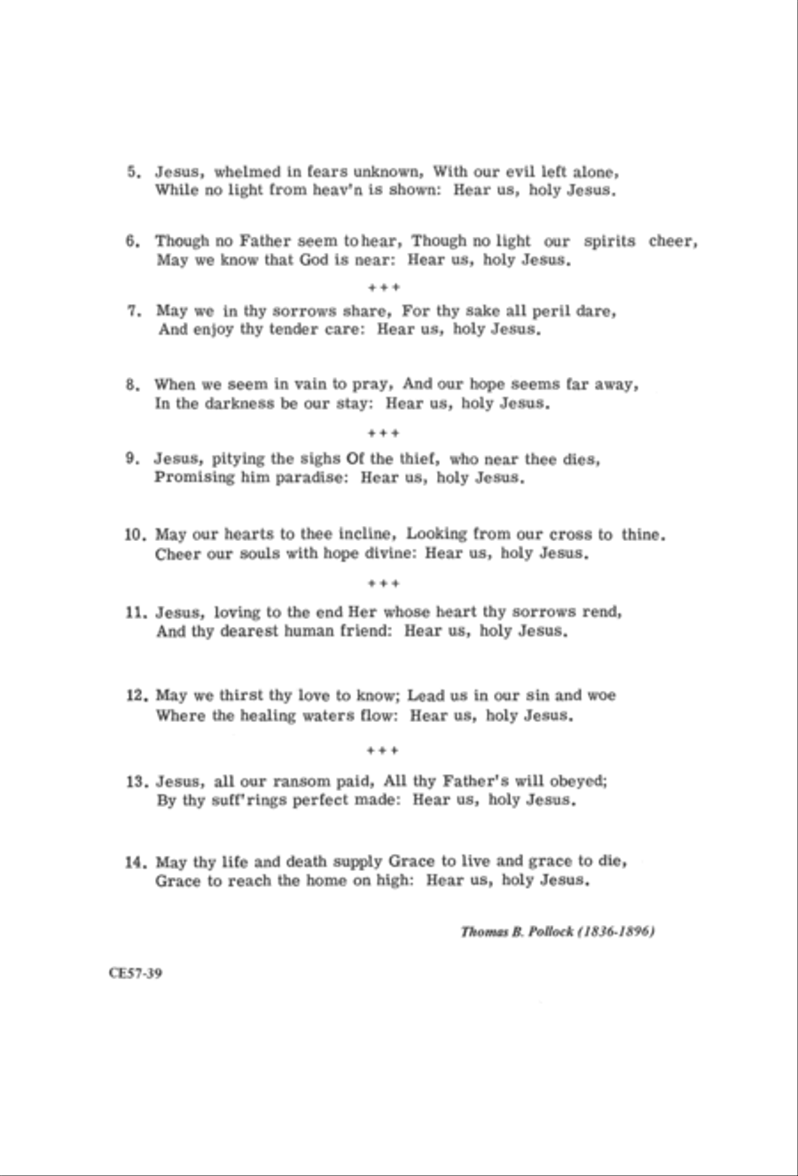Hear Us, Holy Jesus (Digital Download) 4-Part scores gallery preview page 45