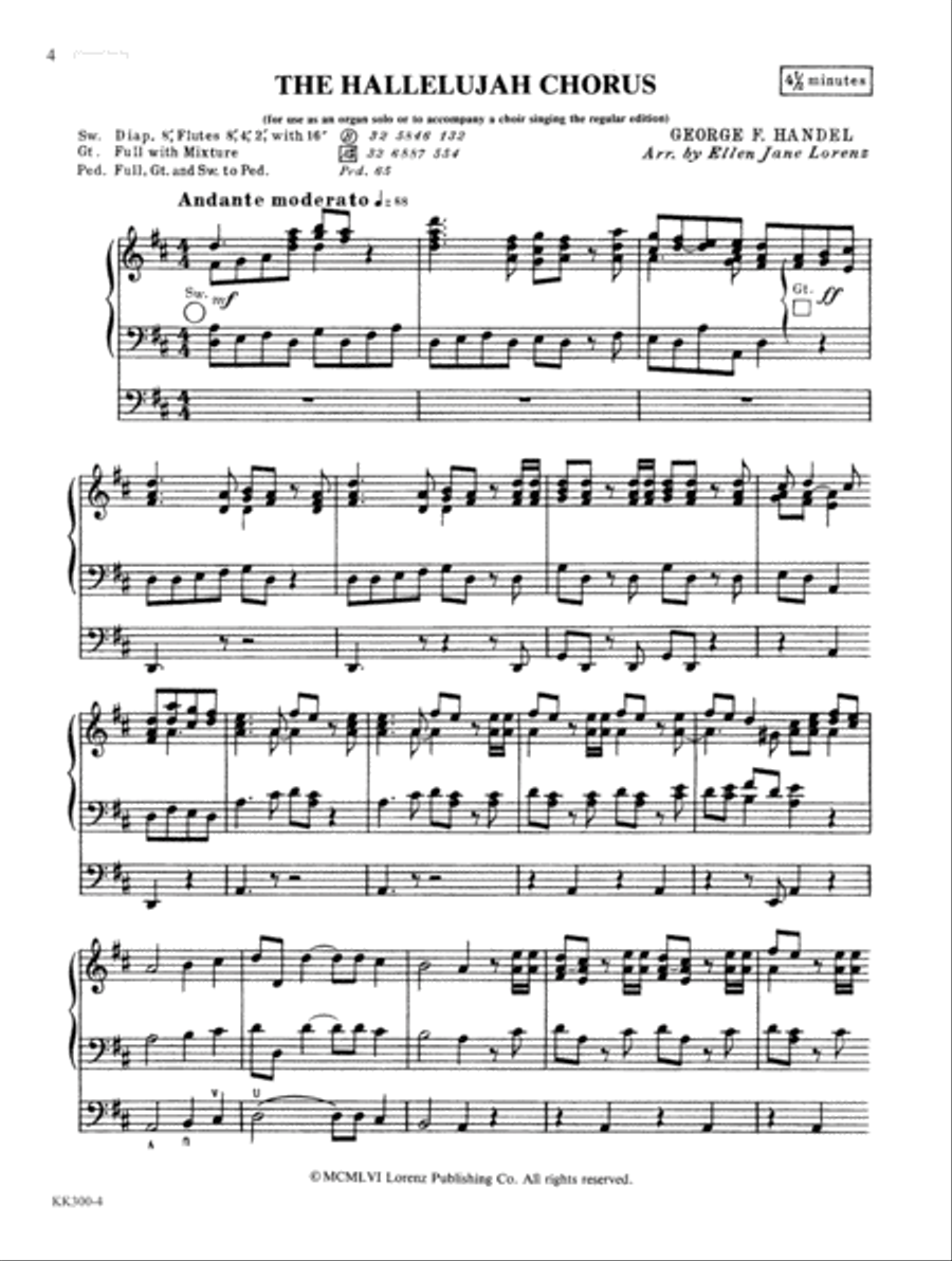 Handel: A Tribute (Digital Download) Organ scores gallery preview page 4