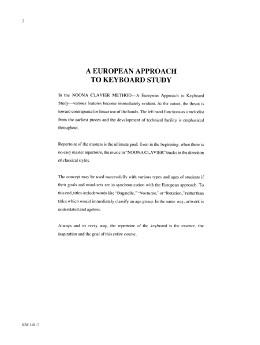 Noona Clavier Method Book 3 (Digital Download) Piano Method scores gallery preview page 2