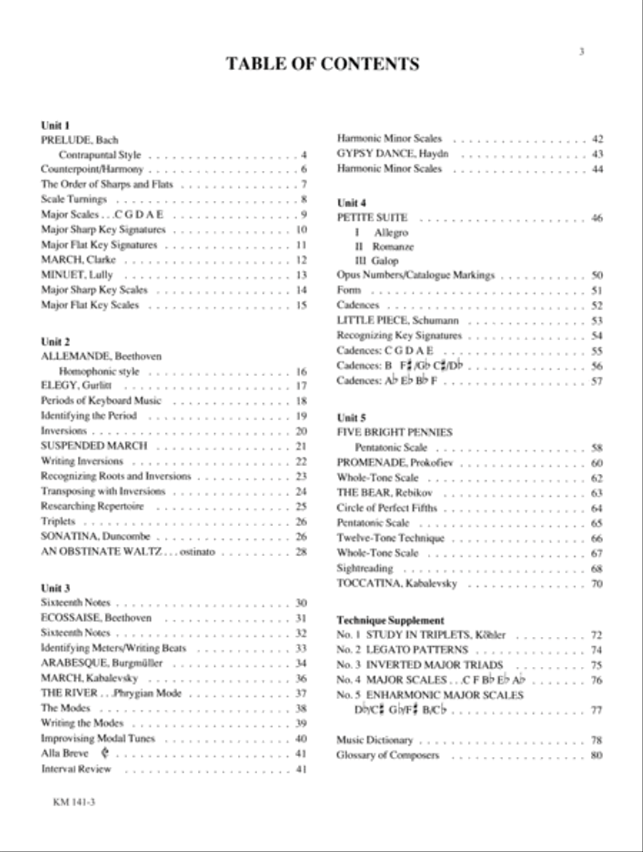 Noona Clavier Method Book 3 (Digital Download) Piano Method scores gallery preview page 3