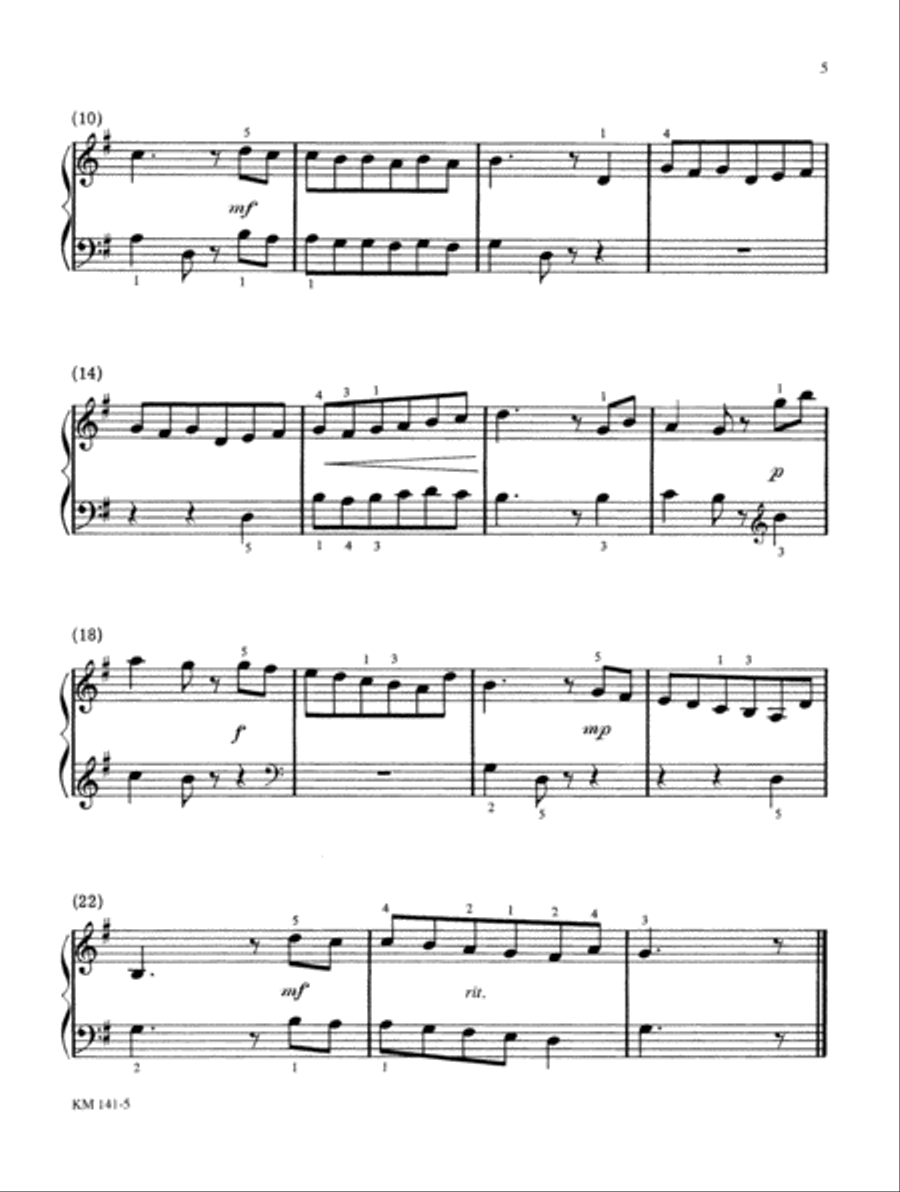 Noona Clavier Method Book 3 (Digital Download) Piano Method scores gallery preview page 5