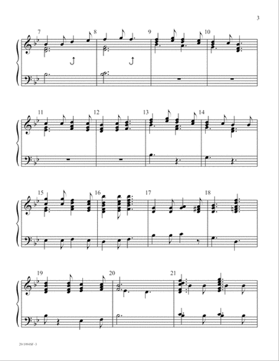 Good Christian Friends, Rejoice (Digital Download) 3-Octaves scores gallery preview page 3