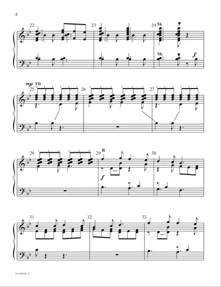 Good Christian Friends, Rejoice (Digital Download) 3-Octaves scores gallery preview page 4
