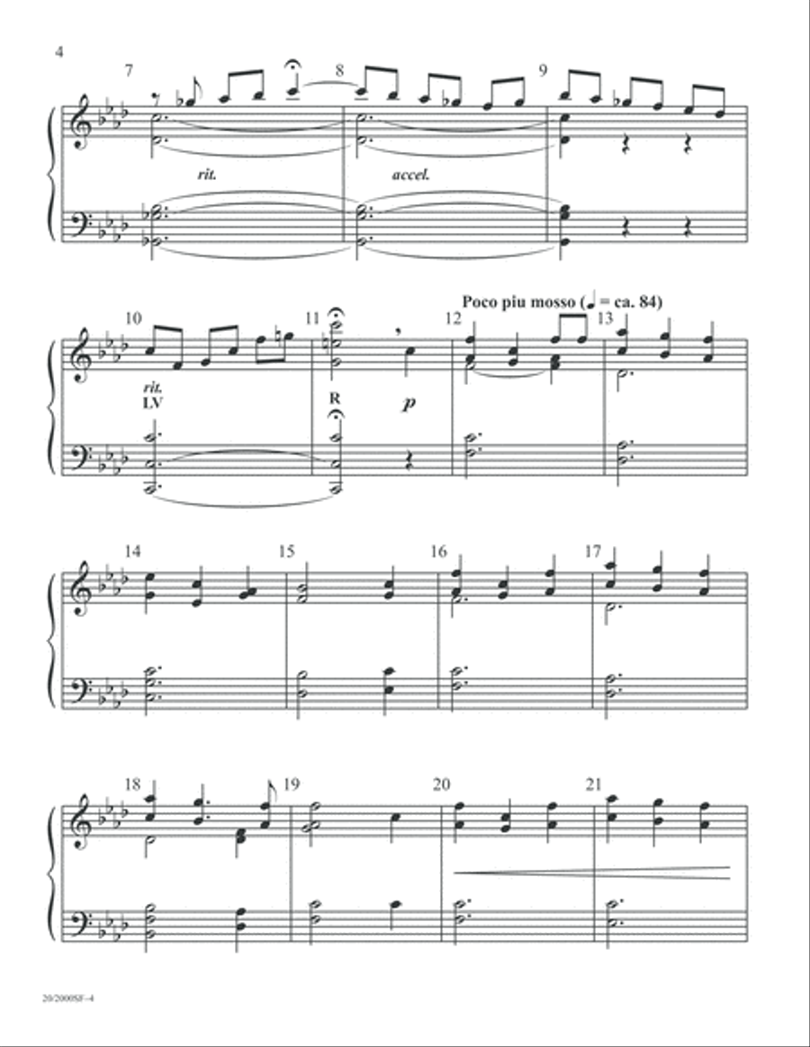 I Wonder as I Wander (Digital Download) 5-Octaves scores gallery preview page 4