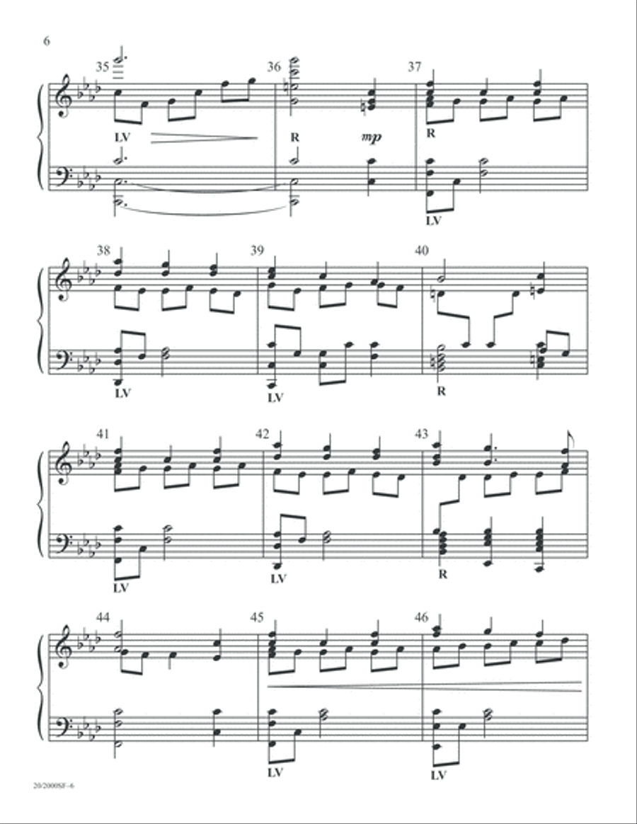 I Wonder as I Wander (Digital Download) 5-Octaves scores gallery preview page 6