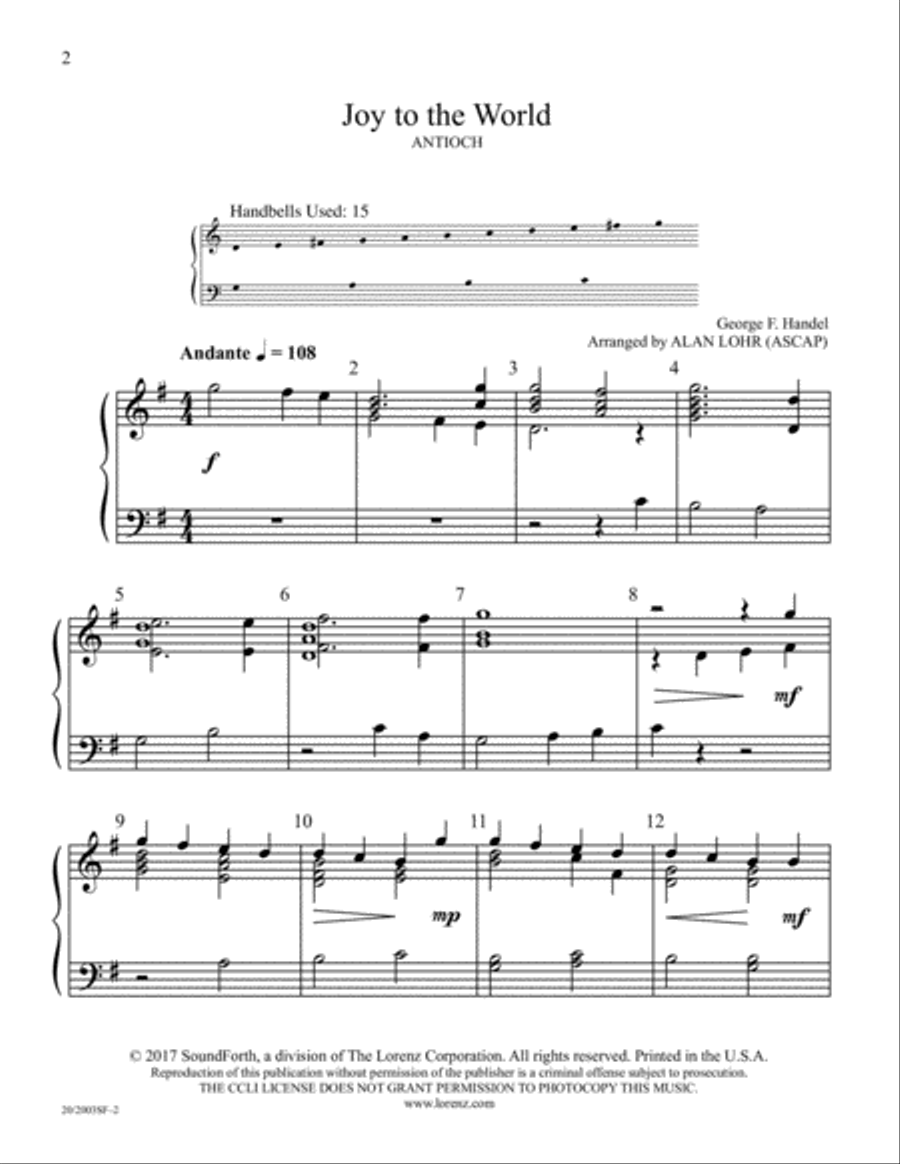Joy to the World (Digital Download) 2-Octaves scores gallery preview page 2