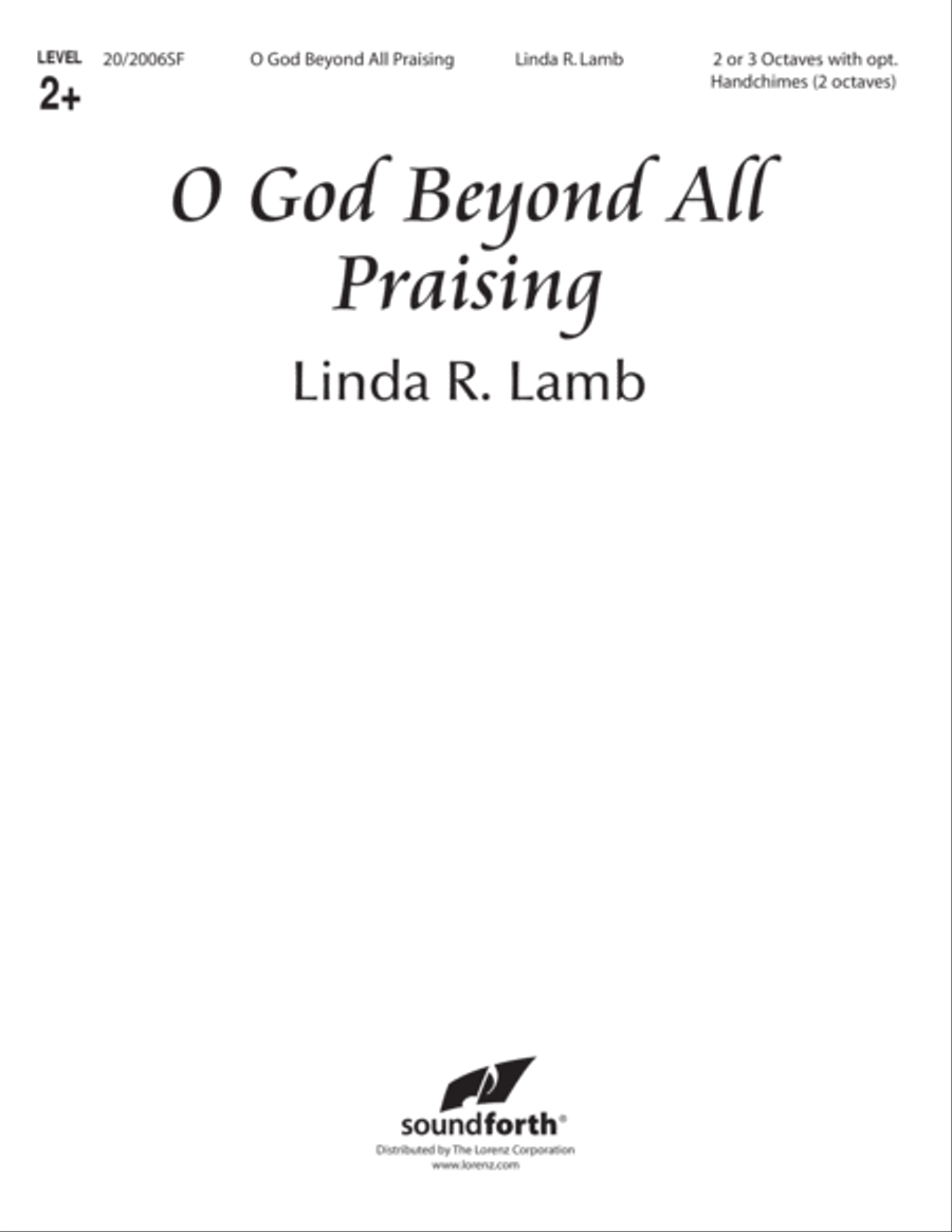 O God Beyond All Praising (Digital Download) 3-Octaves scores gallery preview page 1