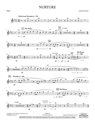 Nurture - Oboe