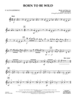Born to Be Wild - Eb Alto Saxophone 2