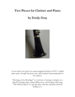 Two Pieces for Clarinet and Piano