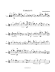 Fantasia #1+ Preparatory Exercises, early intermediate level.
