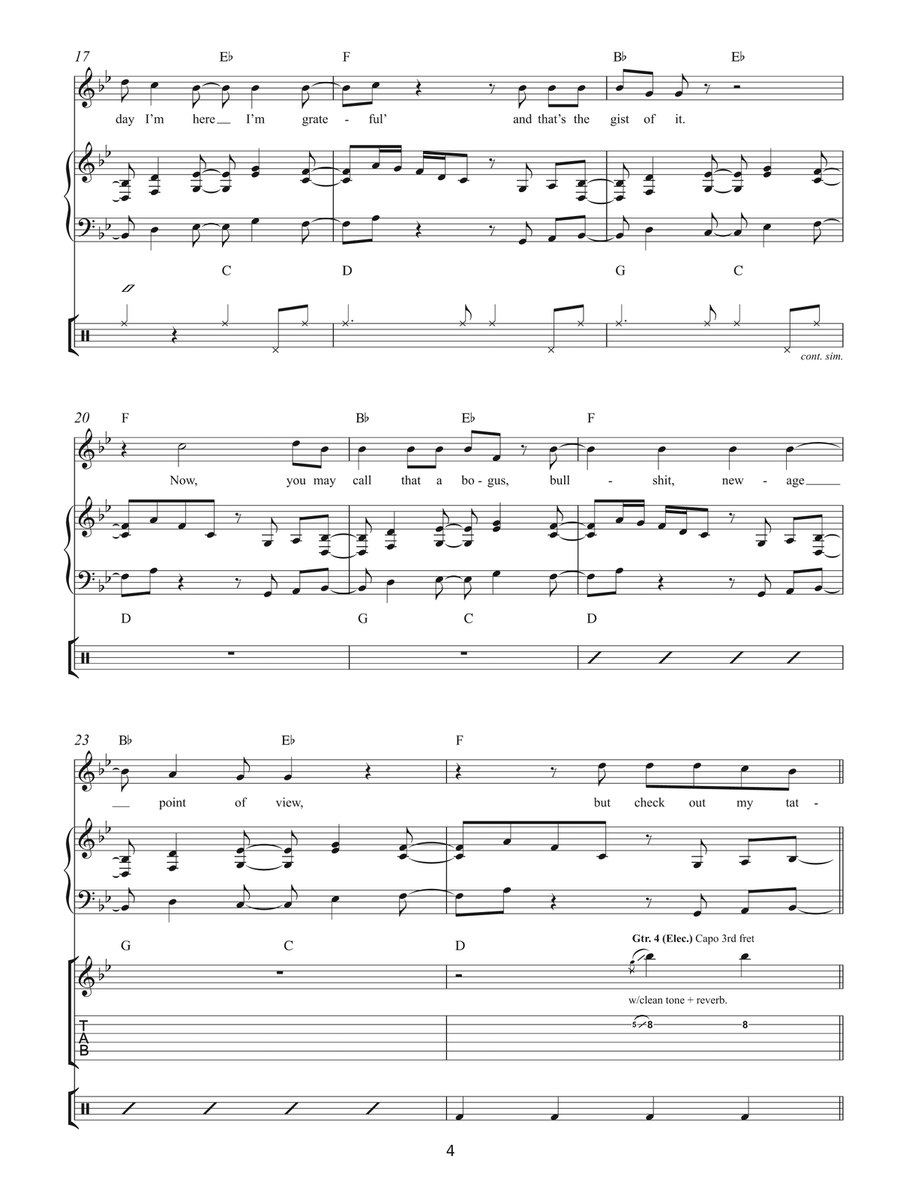 Cool Papa Bell Cool Papa Bell Piano, Vocal scores gallery preview page 4
