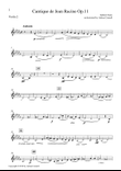 Faure - Cantique de Jean Racine orchestrated Adrian Connell - Violin 2