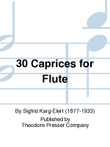 30 Caprices for Flute