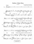 Mother, Father Mine- Male Solo