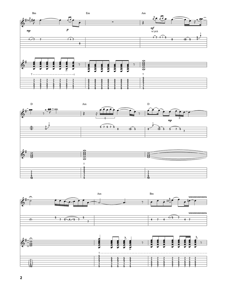 Samba Pa Ti Samba Pa Ti Acoustic Guitar scores gallery preview page 2