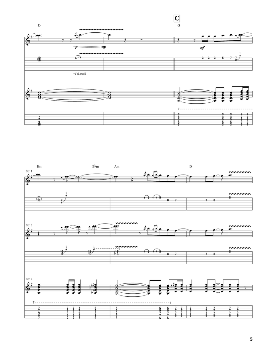 Samba Pa Ti Samba Pa Ti Acoustic Guitar scores gallery preview page 5