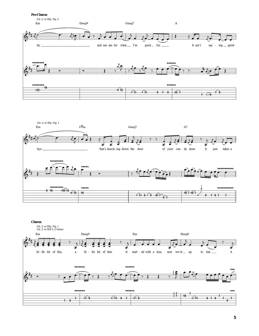 The Game Of Love The Game Of Love Acoustic Guitar scores gallery preview page 5