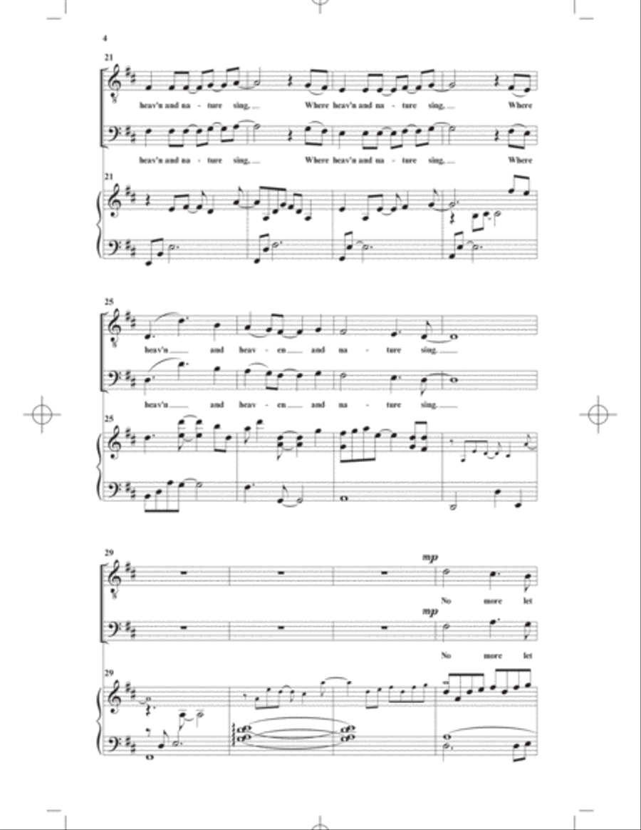 Joy to the World TTBB scores gallery preview page 4