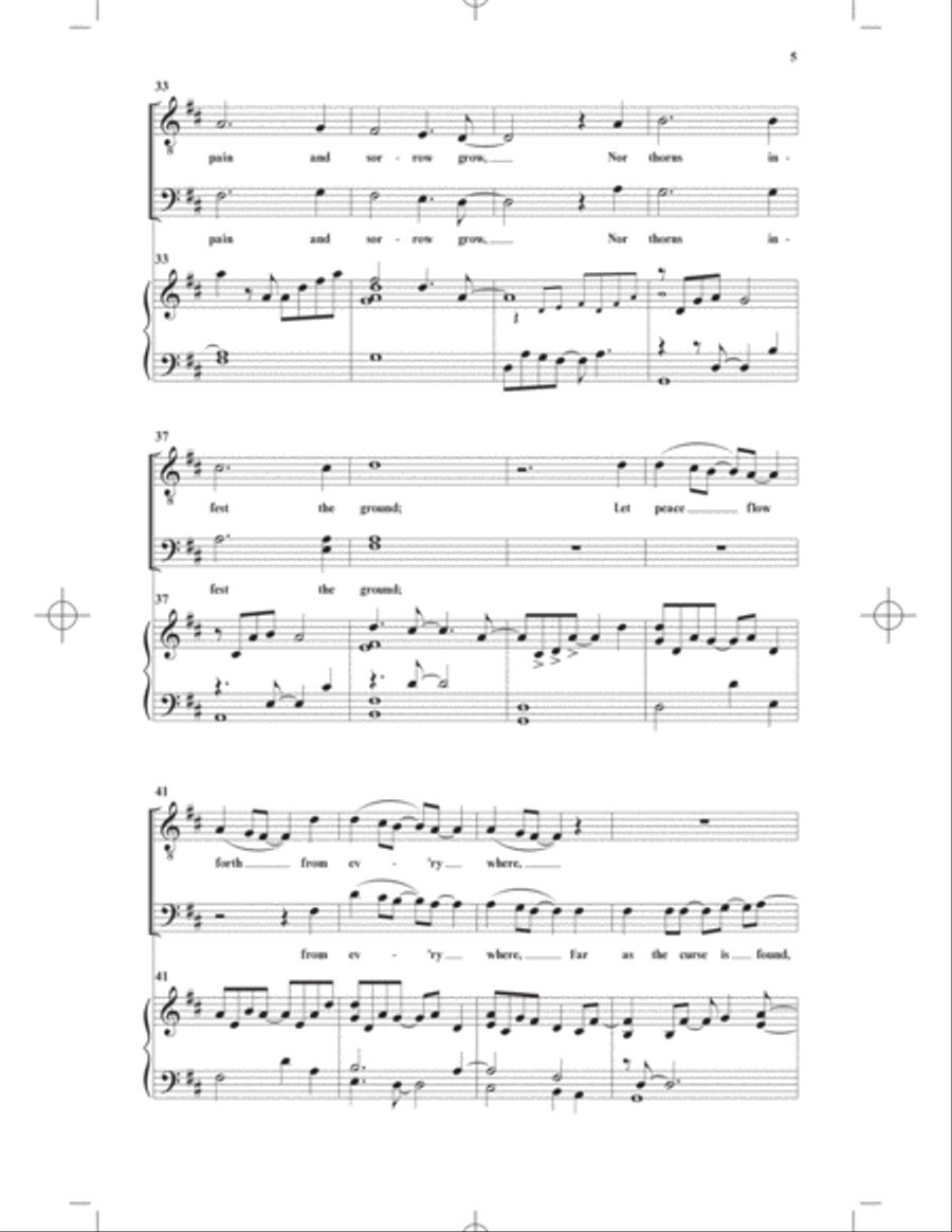 Joy to the World TTBB scores gallery preview page 5