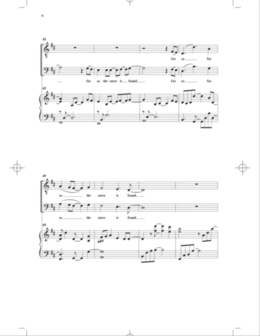 Joy to the World TTBB scores gallery preview page 6