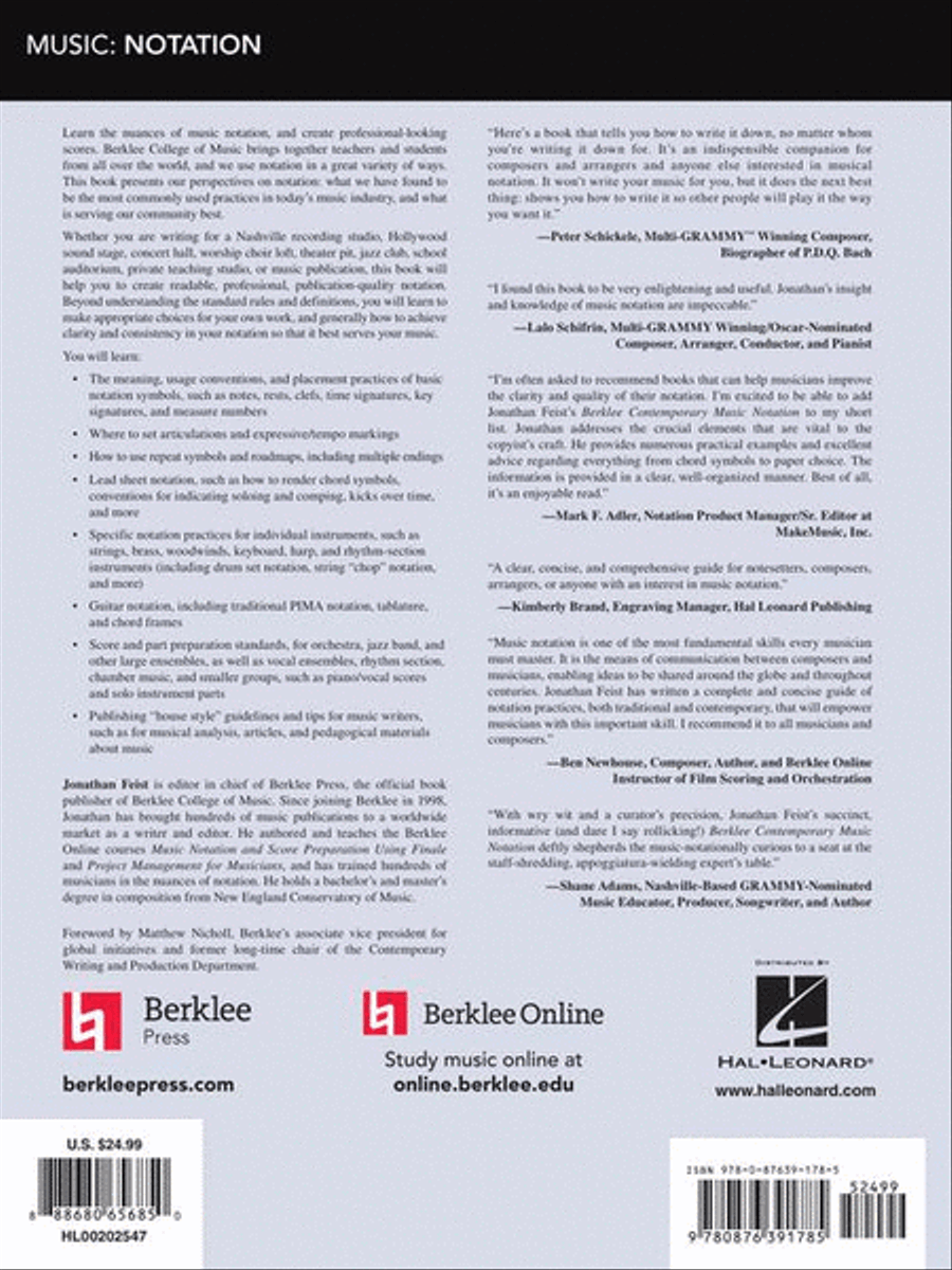 Berklee Contemporary Music Notation Collection / Songbook scores gallery preview page 21