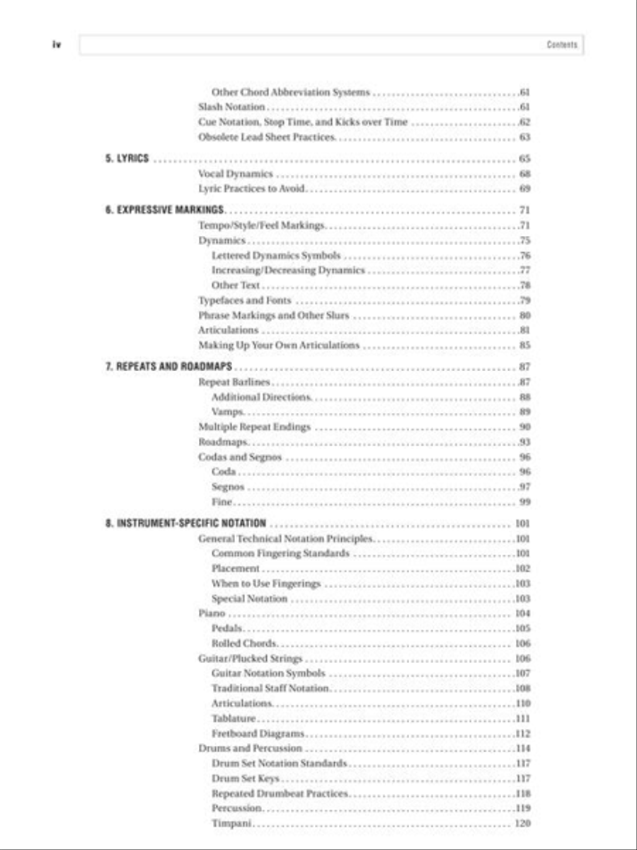 Berklee Contemporary Music Notation Collection / Songbook scores gallery preview page 5