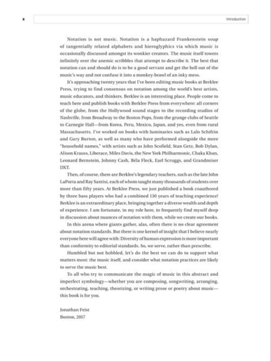 Berklee Contemporary Music Notation Collection / Songbook scores gallery preview page 11