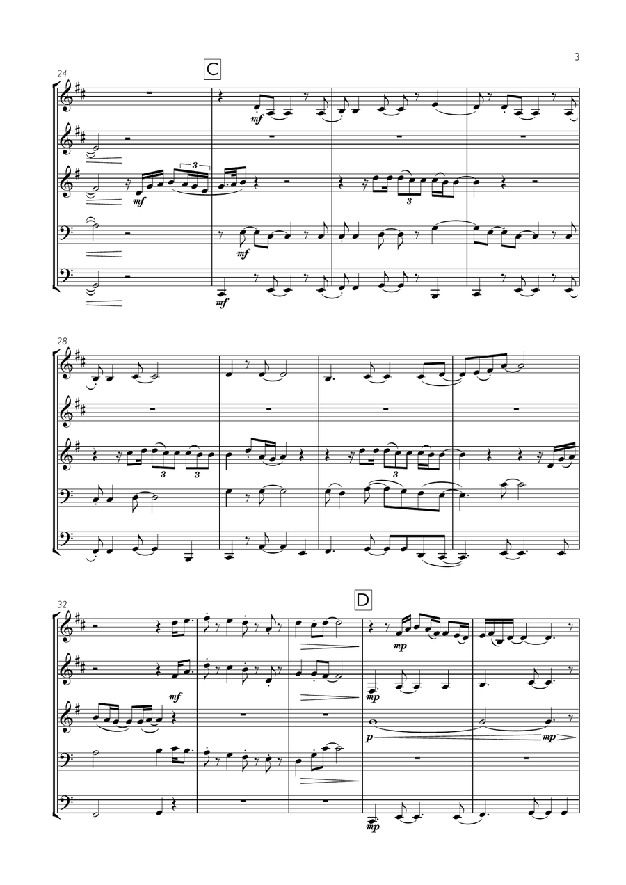 Thinking Out Loud Thinking Out Loud Brass Ensemble scores gallery preview page 3