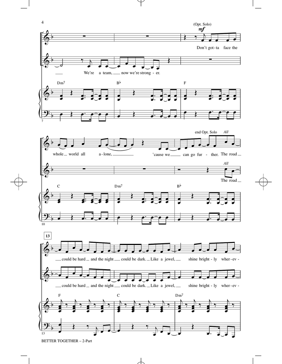 Better Together Better Together 2-Part scores gallery preview page 2