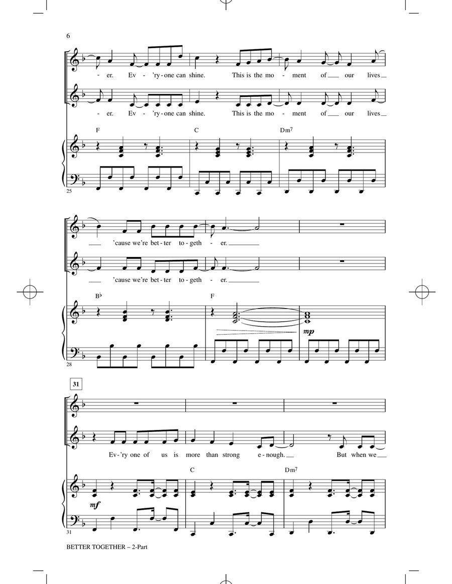 Better Together Better Together 2-Part scores gallery preview page 4