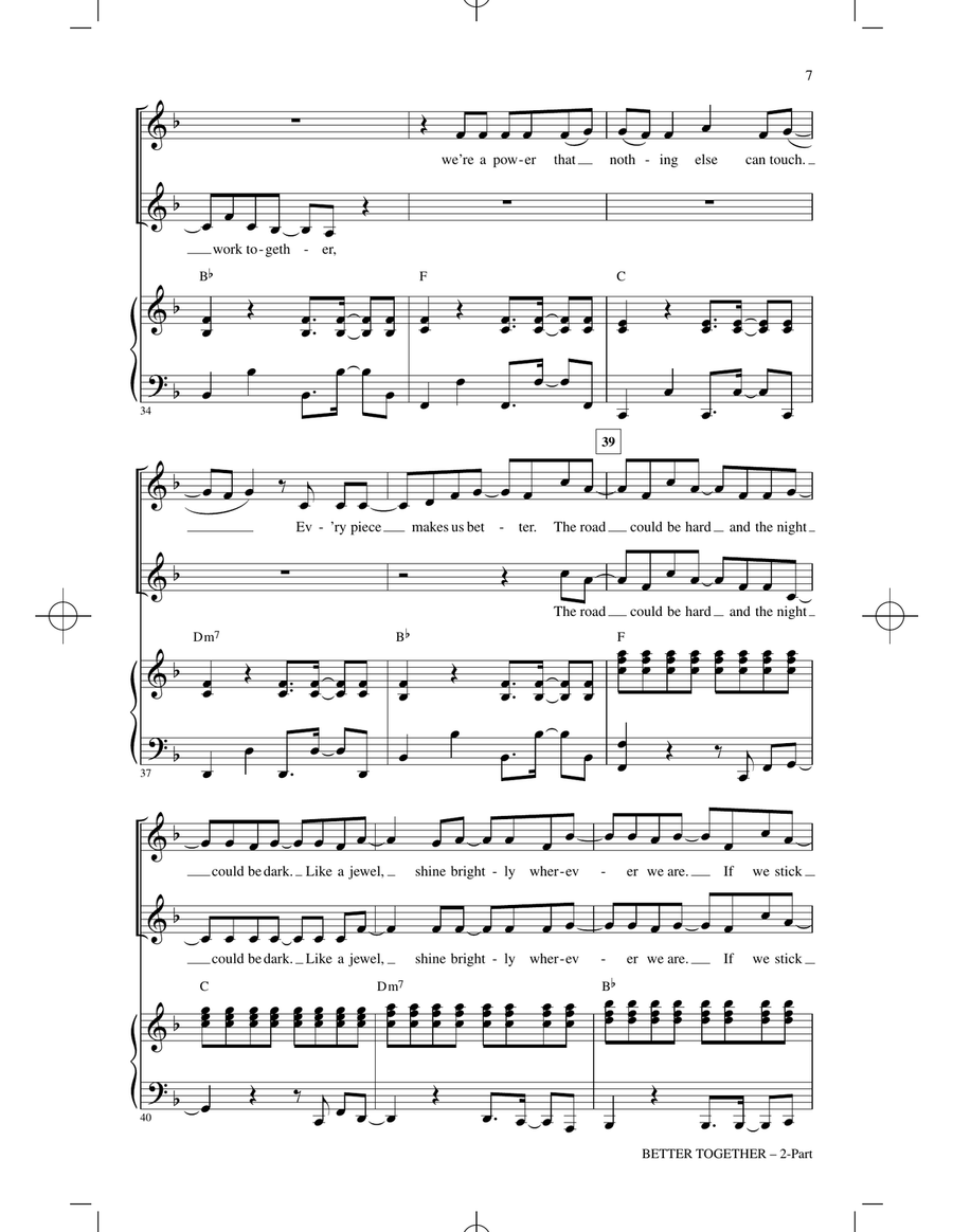 Better Together Better Together 2-Part scores gallery preview page 5
