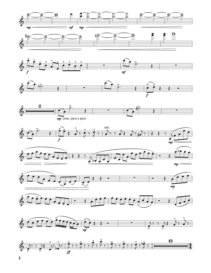 Mission: Impossible Theme Violin Solo scores gallery preview page 2