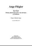 Ange Flégier: Le Cor for bass voice and orchestra,F horn I part