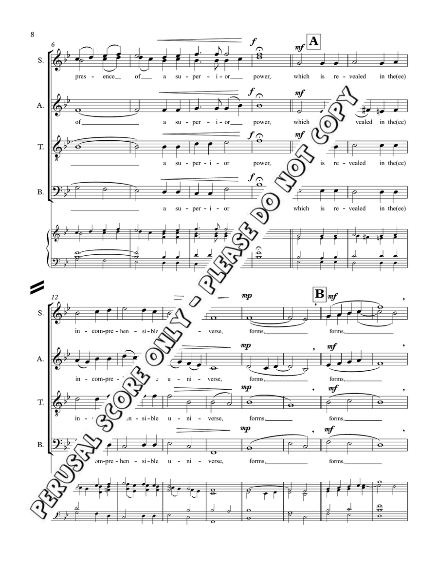 And Einstein Said Complete Book 4-Part scores gallery preview page 8