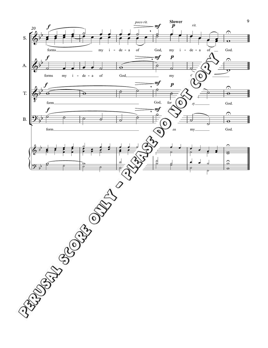 And Einstein Said Complete Book 4-Part scores gallery preview page 9