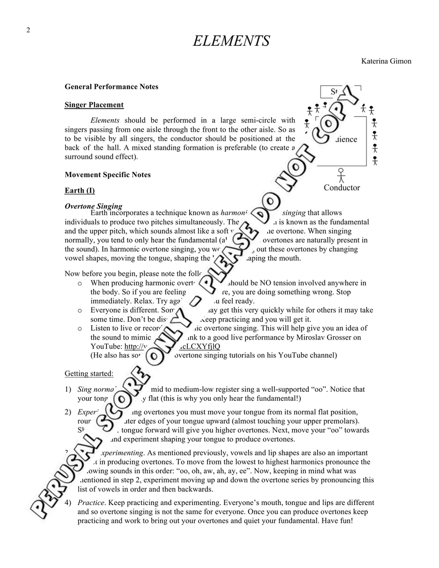 Elements Elements 4-Part scores gallery preview page 2