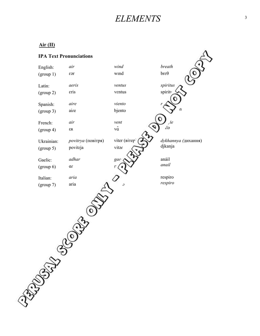 Elements Elements 4-Part scores gallery preview page 3