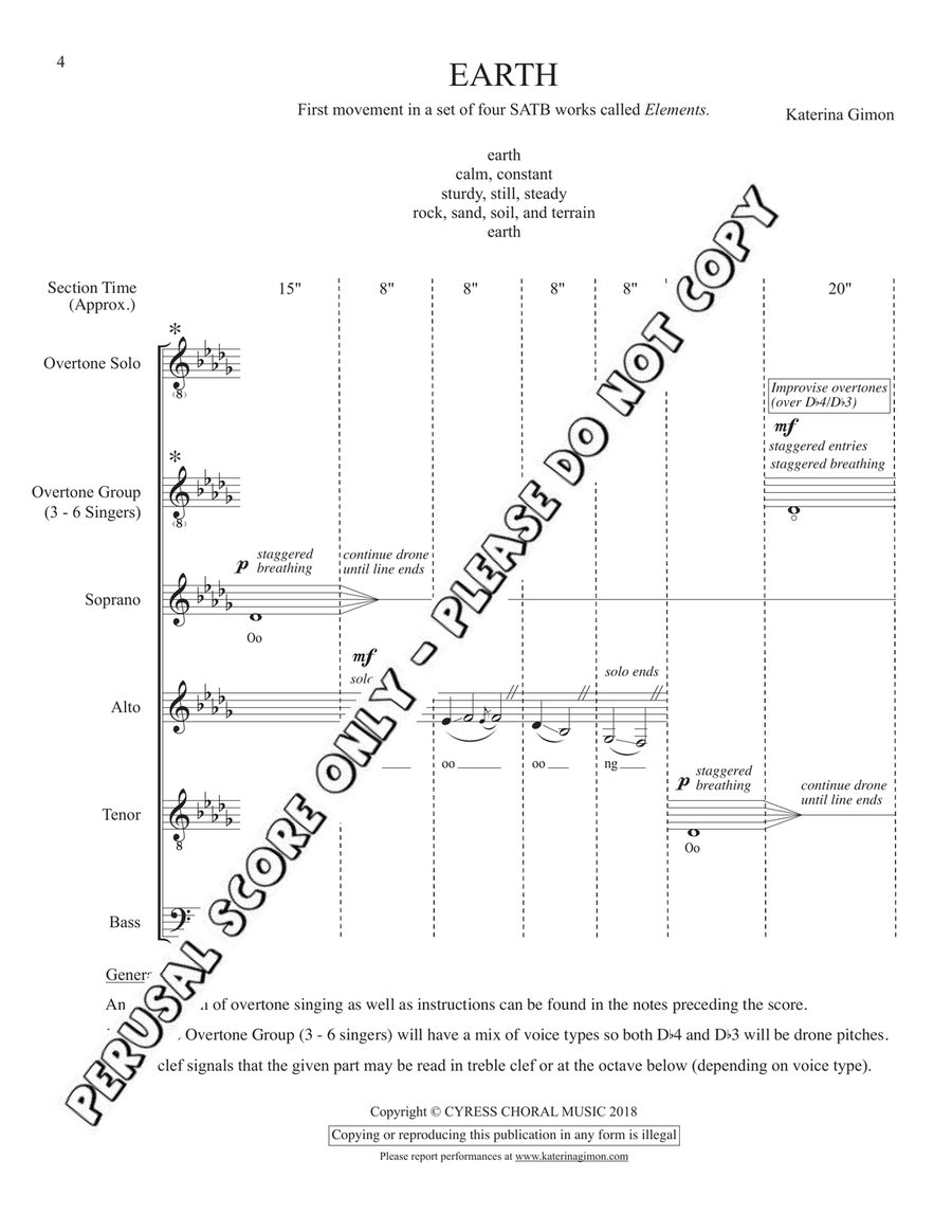 Elements Elements 4-Part scores gallery preview page 4