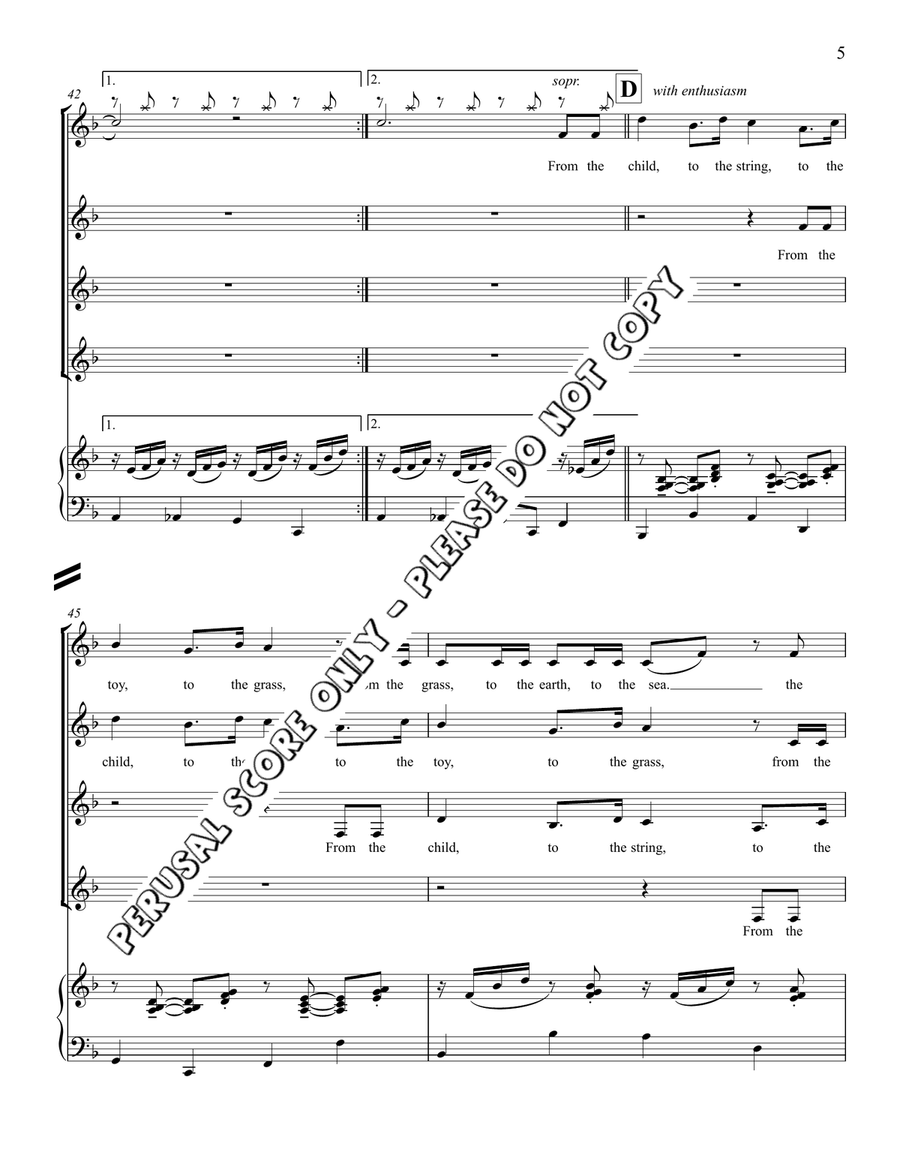 Fisherman's Son Fisherman's Son 3-Part scores gallery preview page 6