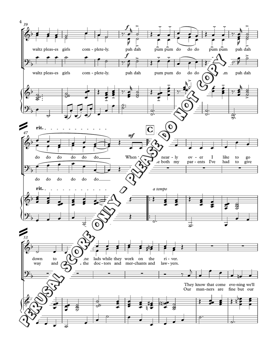 Log Driver's Waltz 3-Part scores gallery preview page 4
