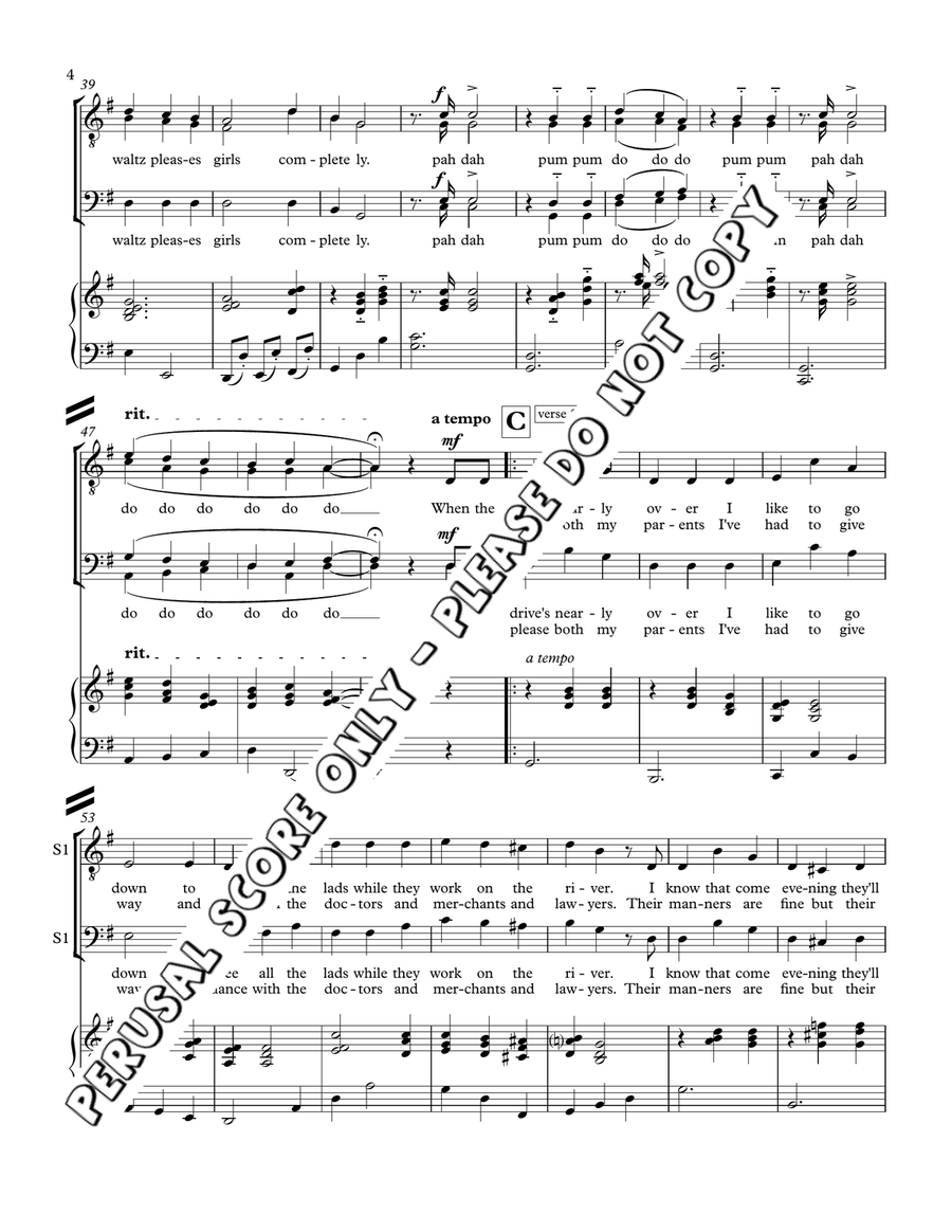 Log Driver's Waltz Log Driver's Waltz TTBB scores gallery preview page 4