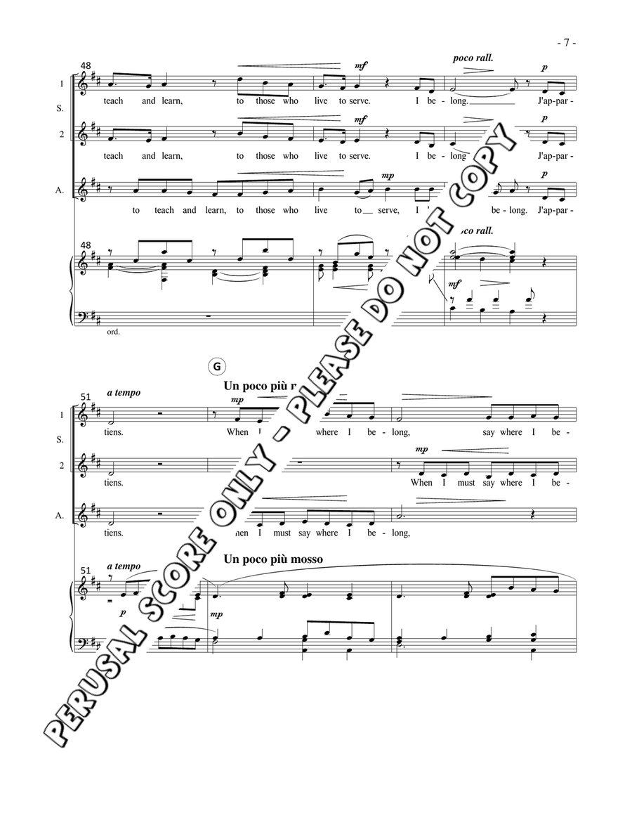 J'appartiens J'appartiens SSA scores gallery preview page 7