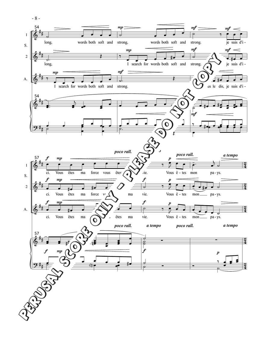 J'appartiens J'appartiens SSA scores gallery preview page 8